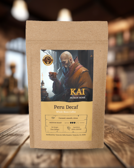 Kai, Human Monk. Peru Decaf